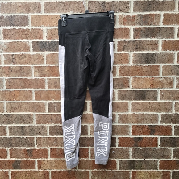 Victoria's Secret Black and Gray Leggings with Stretchy Fit - Picture 4 of 6